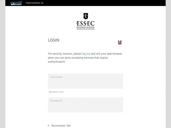 login.essec.fr